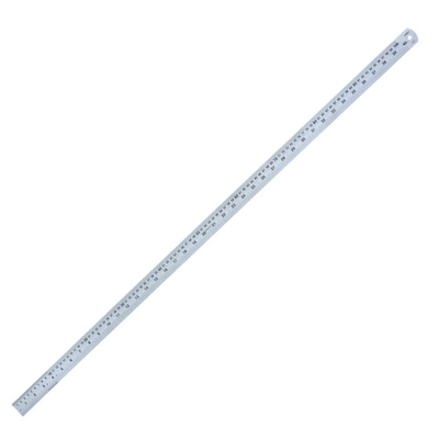 Metallic ruler 100cm - stainless steel, , medium