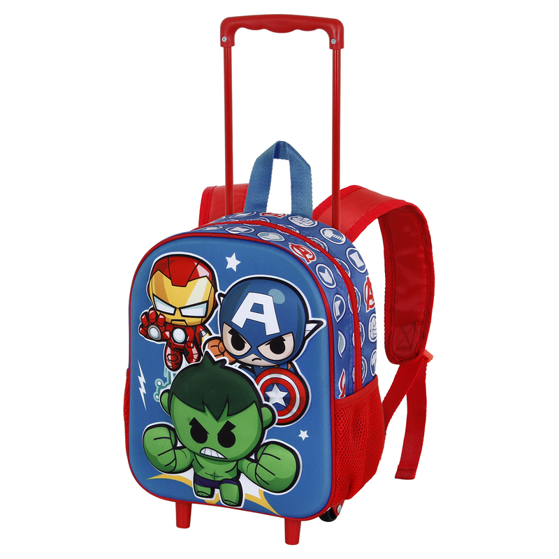 AVENGERS JUNIOR TROLLEY BACKPACK 3D-null