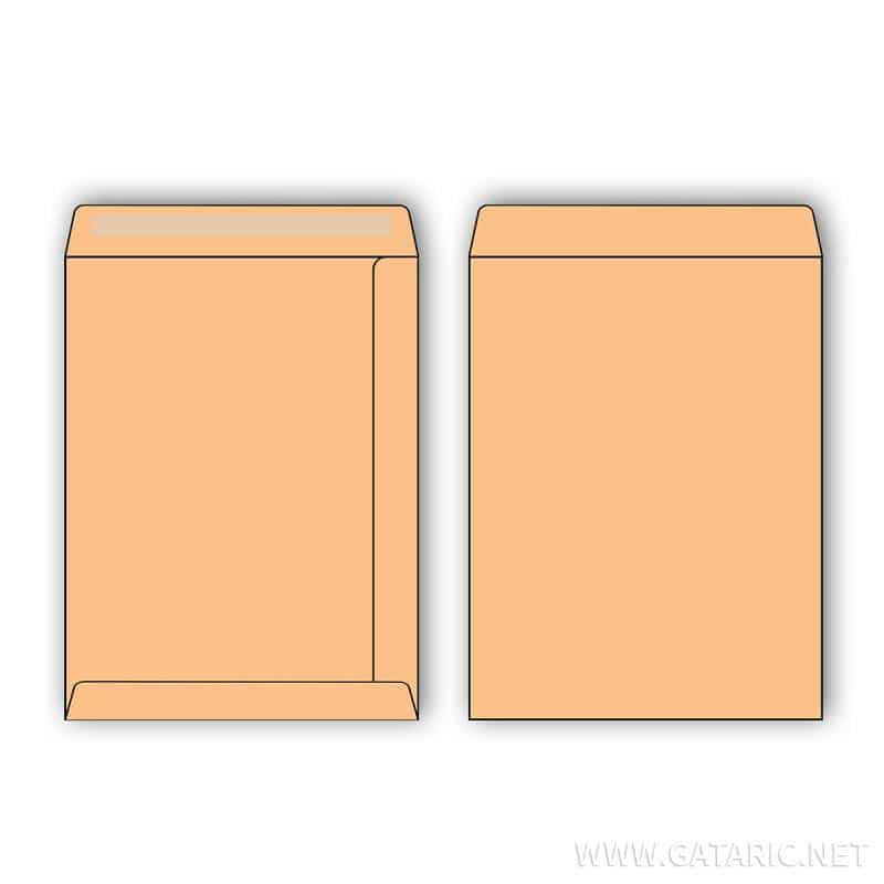 Tto brown envelopes 230x324mm 90gr peel-n-seal (500 pcs)n.400291, , medium-null