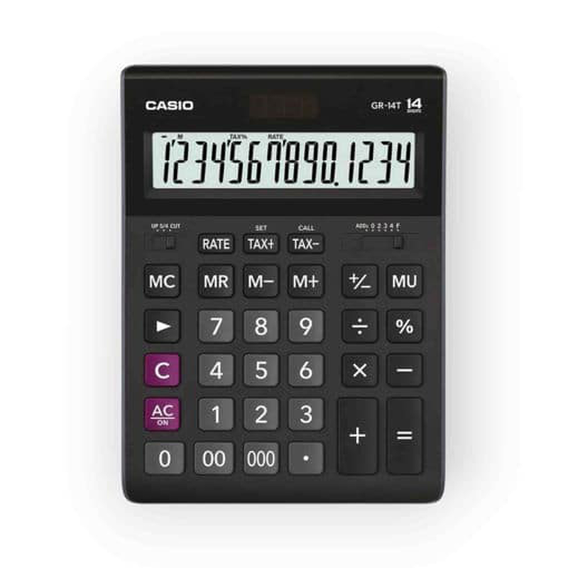 Product image: Casio calculator 14digits gr14t, , medium-null