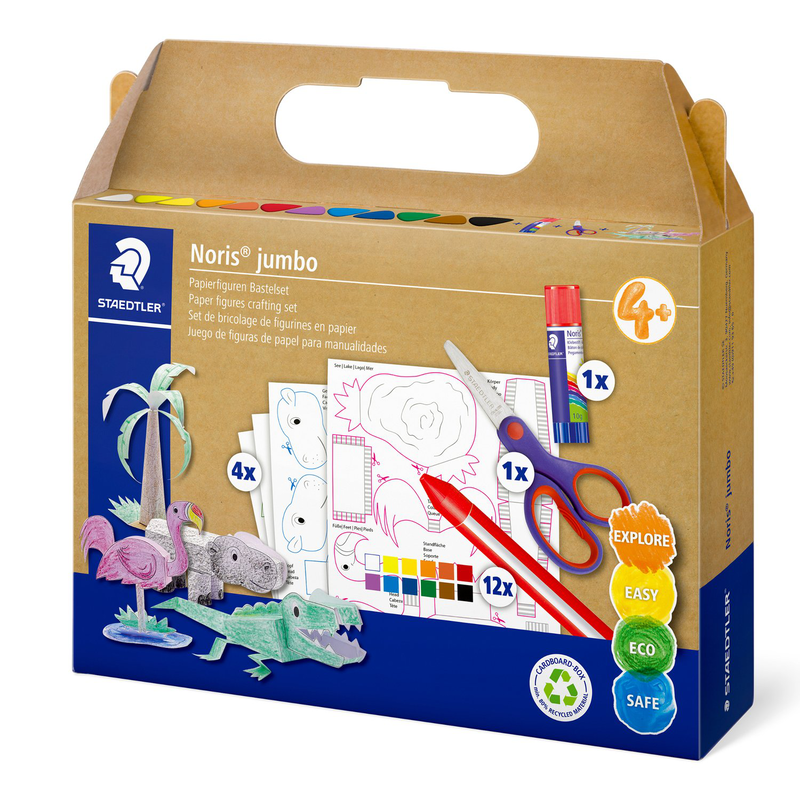 Staedtler noris jumbo paper figures crafting set, , medium-null