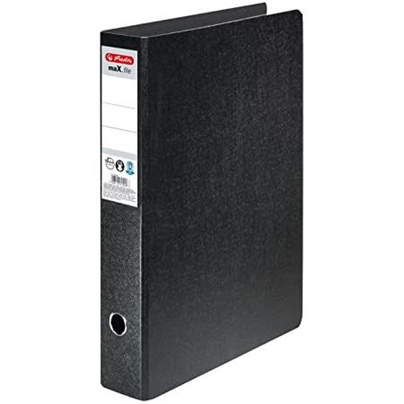 Product image: Lever arch file a3 upright pvc black premier-null