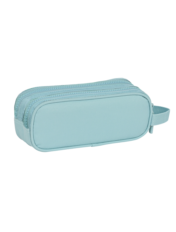 Pencil case double safta basic azul, , medium image number null
