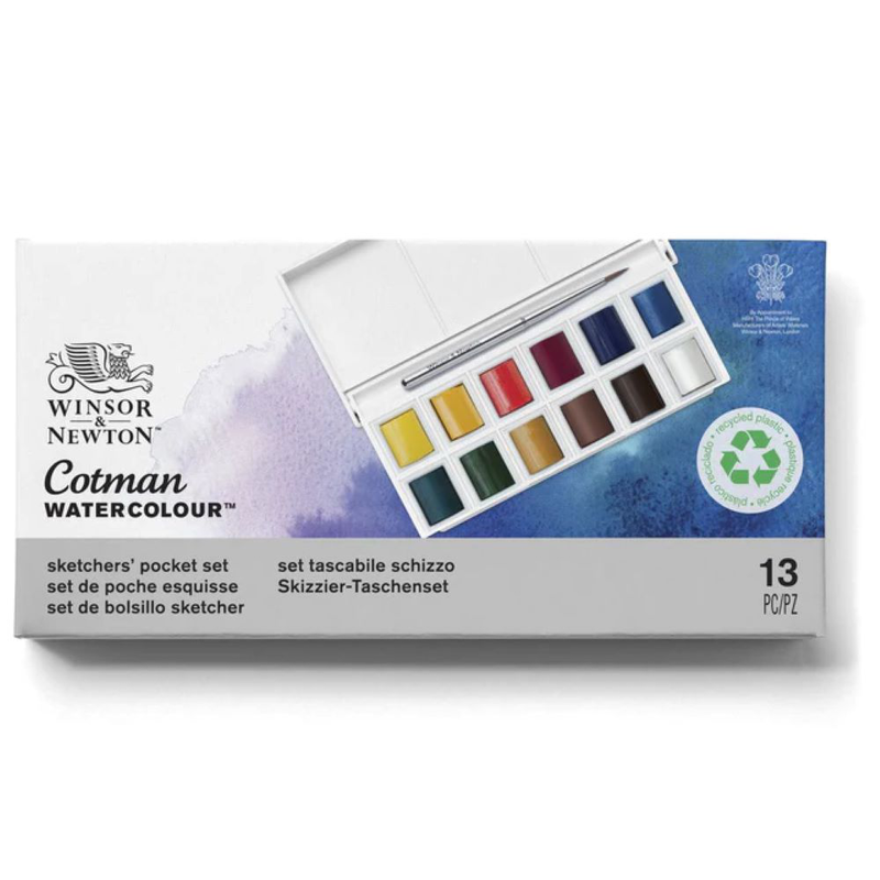 W&n cotman watercolour sketch pocket box, , medium-null