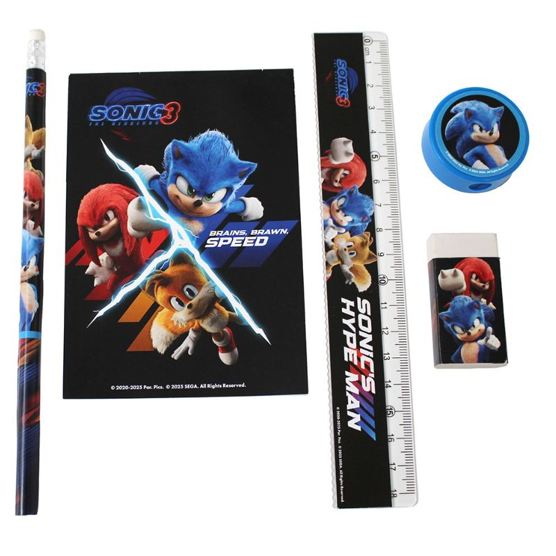 Gim sonic 3 the hedgehog school notepad set, , medium-null