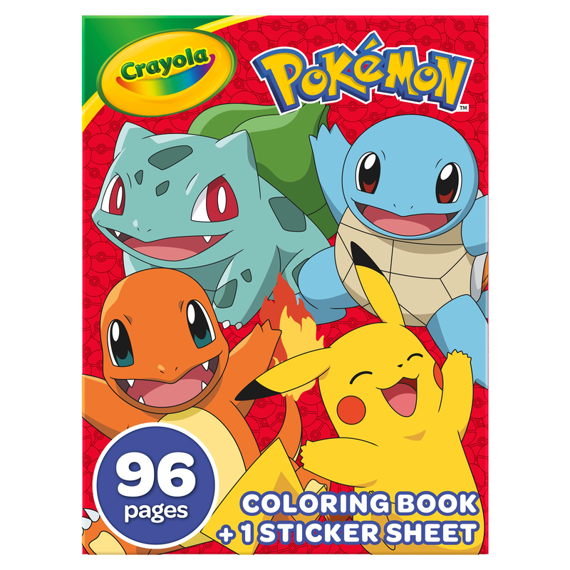 Product image: Crayola pokemon coloring book (96pages), , medium-null