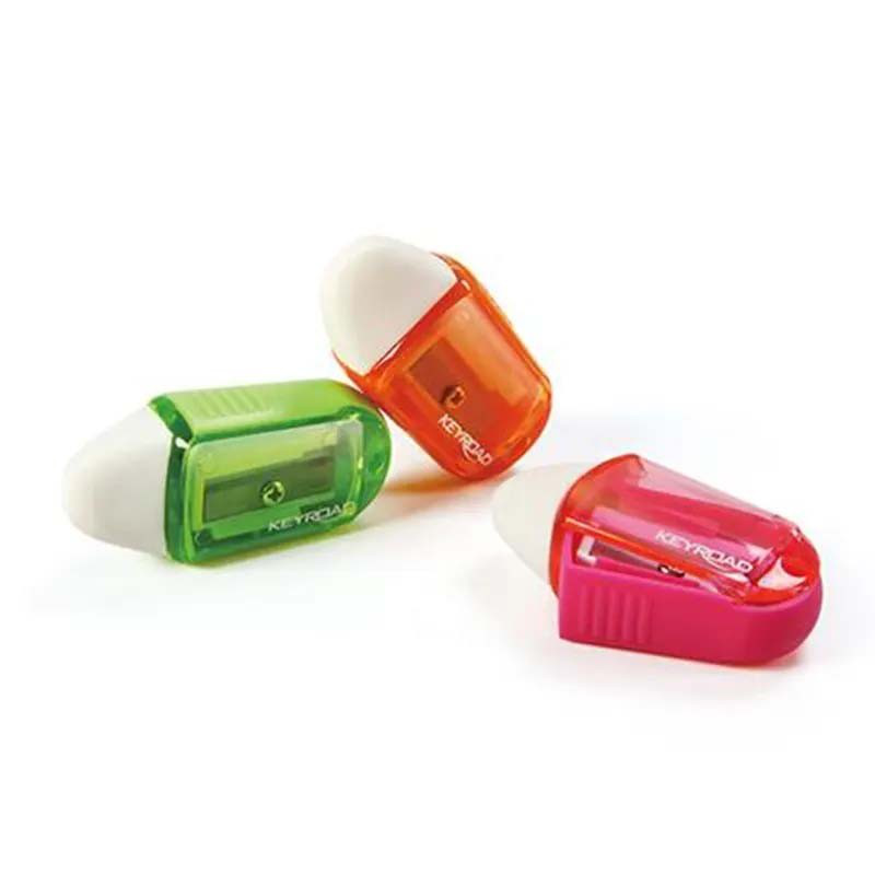 Pencil sharpener 1hole colored with eraser twist, , medium-null