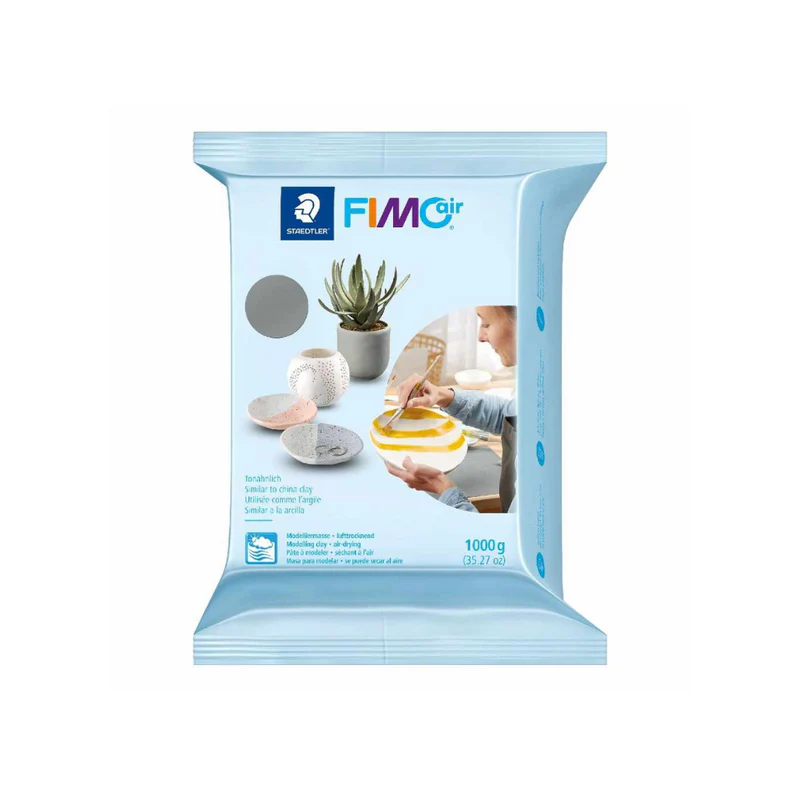 Modelling clay fimoair grey, 1000gair dry, , medium image number null