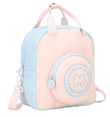 Marshmallow25 lunch bag candyland, Pink Light Blue, medium