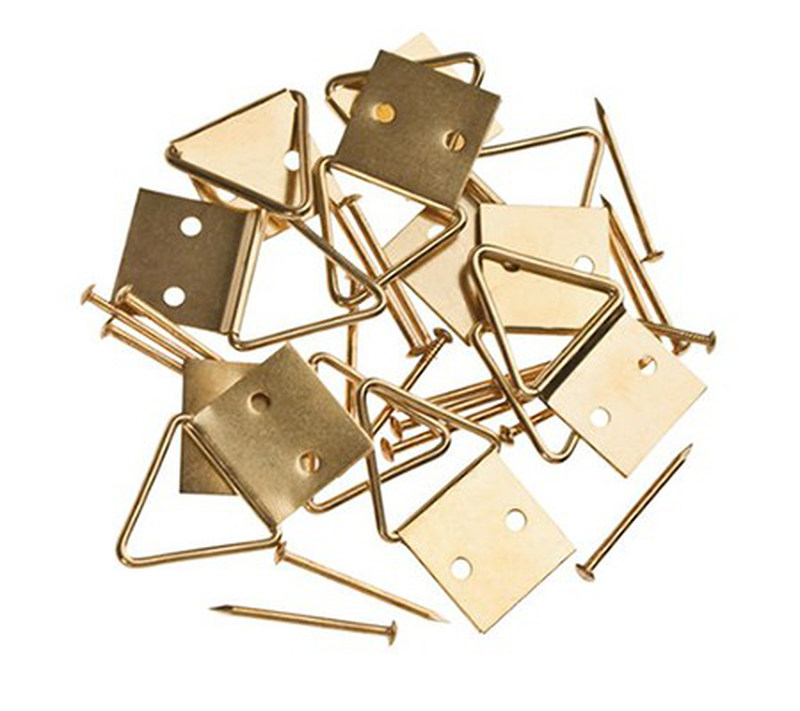Frame hangers brass 13mm 10pcs, , medium-null