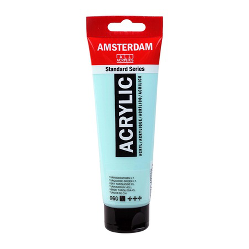 Amsterdam acrylic 120ml turquoise green lt. 660, , medium-null
