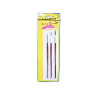 Artist brush set 3pcs, , medium