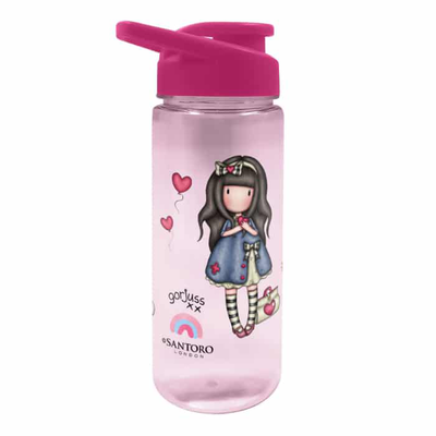Gorjuss - plastic water bottle - be kind to yourself, , medium