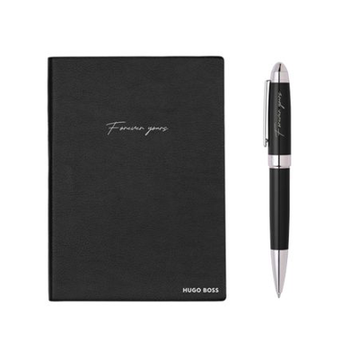 Hugo Boss set Hugo Boss black valentine's (ballpoint pen & note pad a5), , medium