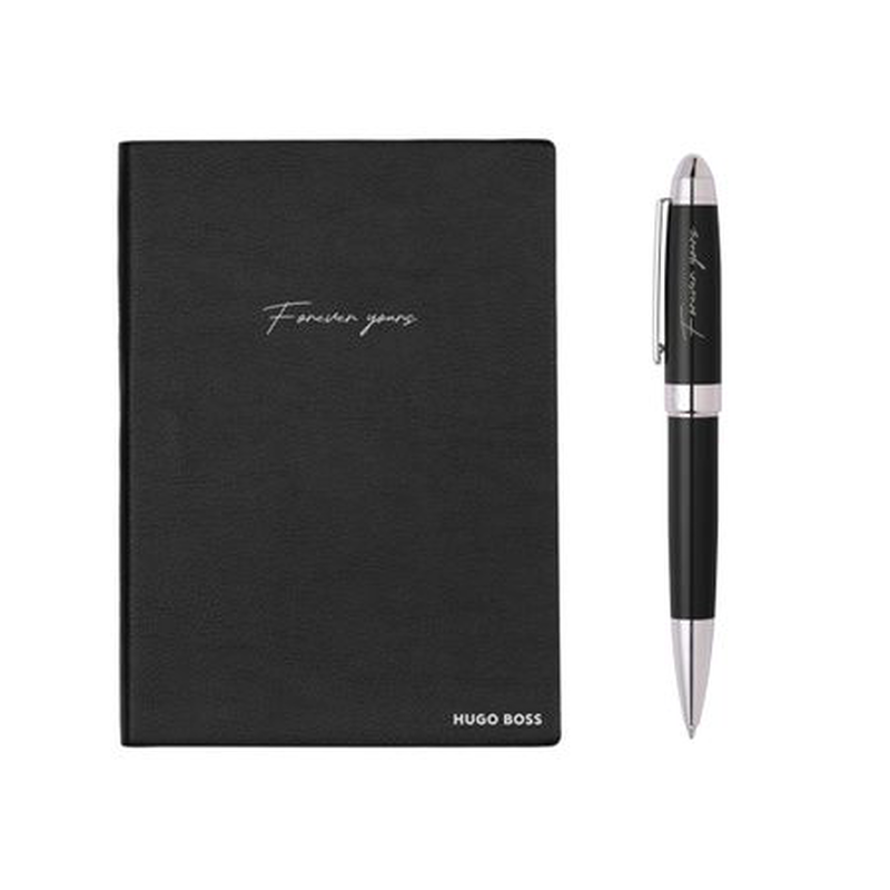 Hugo Boss set Hugo Boss black valentine's (ballpoint pen & note pad a5), , medium-null