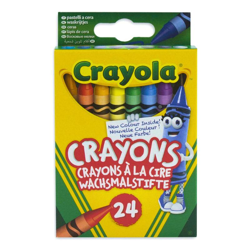 Crayola crayons x24 colours 0224, , medium-null