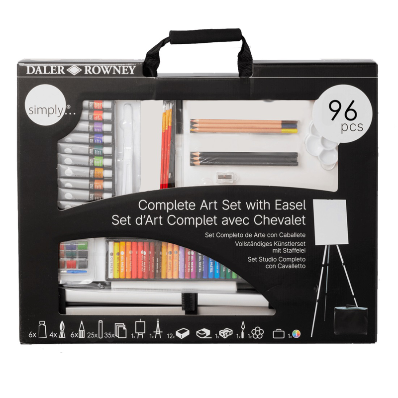 Daler rowney simply complete art set 96 pcs, , medium-null