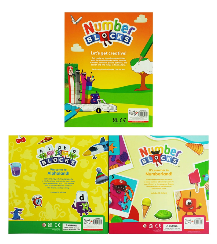 Numberblocks colouring fun & sticker activity book - assortment-null