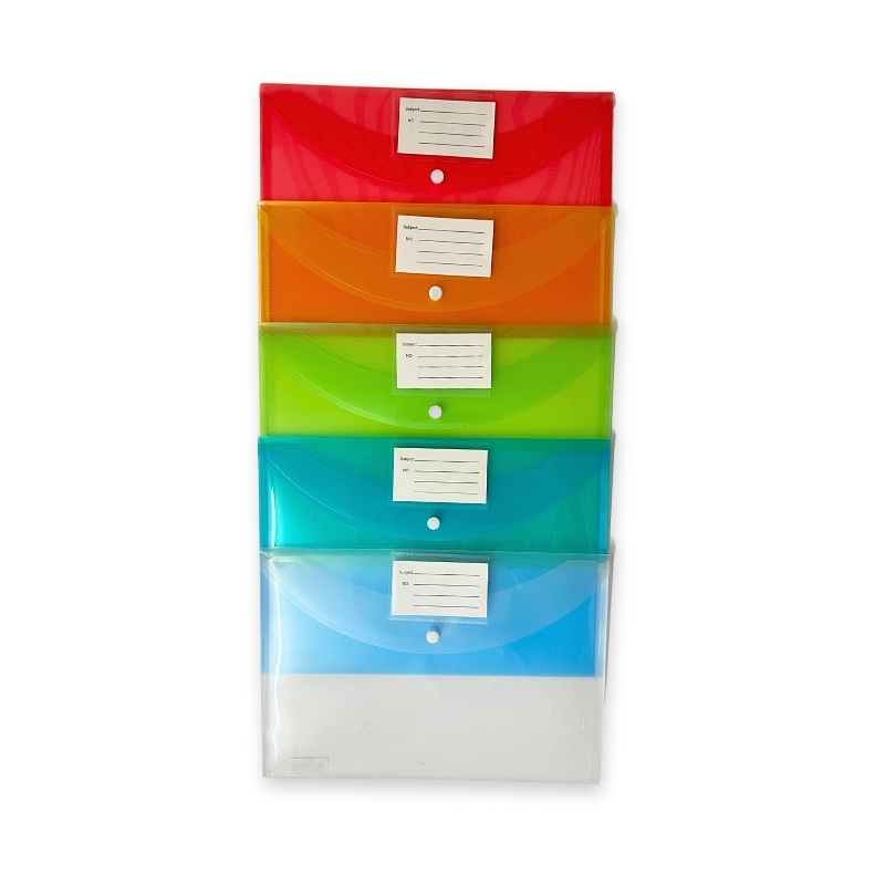 Fc plastic document bag - 5 colors-null
