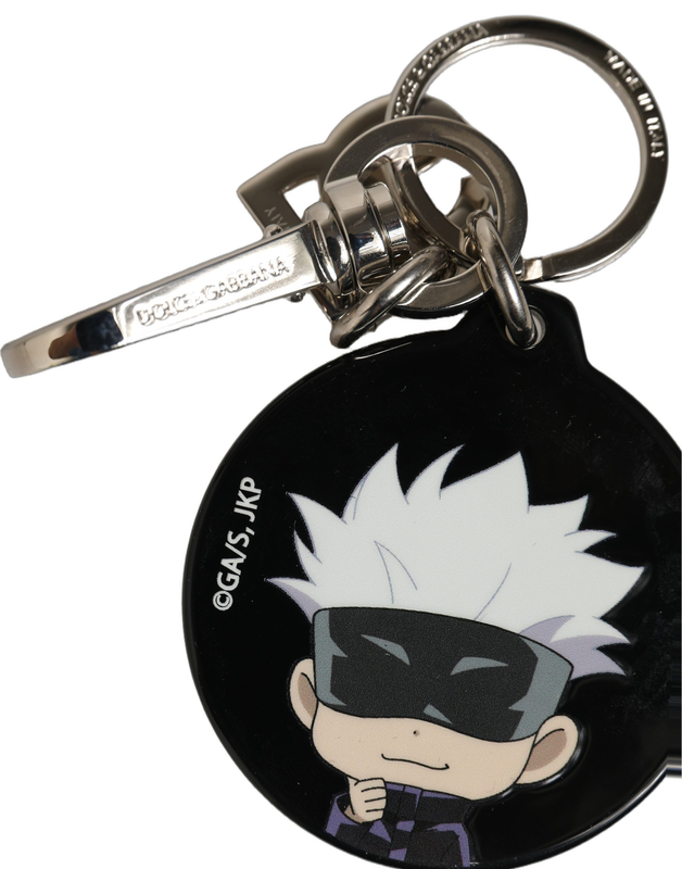 Black kaisen satoru gojo charm metal keychain keyring-null