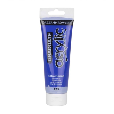 &Alpha;&kappa;&rho;&upsilon;&lambda;&iota;&kappa;ή &mu;&pi;&omicron;&gamma;&iota;ά graduate 120ml - &mu;&pi;&lambda;&epsilon; (ultramarine), Ultramarine, medium