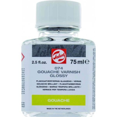 Gouache varnish glossy 75ml talens, , medium