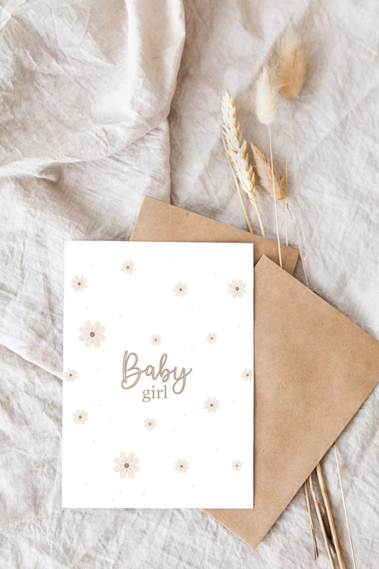 Baby girl postcard, , medium-null