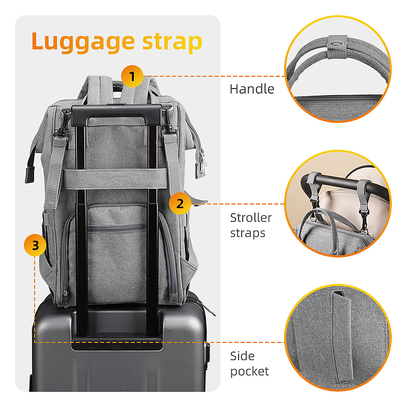 Product image: Mark ryden supermom gray backpack in cyprus, , medium-null