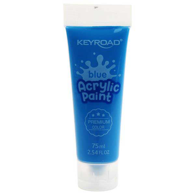 Acrylic paint 75ml blue color, , medium