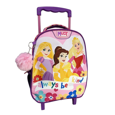 Τσάντα trolley νηπιαγωγείου kindergarten 2 cases disney princess always be kind, , medium