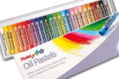 Pentel artists oil pastels - 25 set
