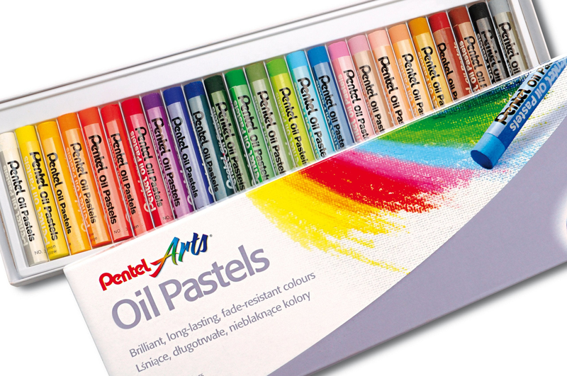Pentel artists oil pastels - 25 set, , medium image number null