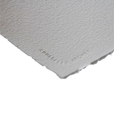 Arches 1795009 cold pressed watercolor paper, 56cm x 76cm, 640gsm, 4 deckle edge, natural white,, , medium