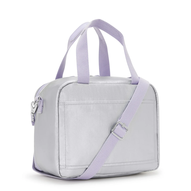 Kipling miyo silver glow met, , medium-null
