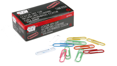Coloured paper clips 33 mm, , medium