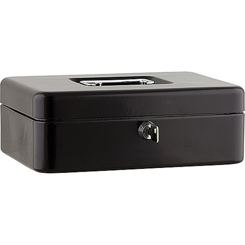 Product image: Sax cash box with key lock 25x18x9cm black, , medium-null