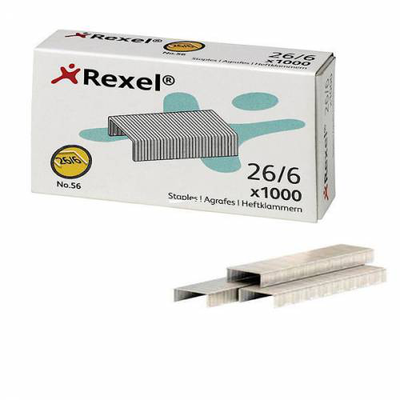 Rexel staples n.56 (1000)  26/6, , medium