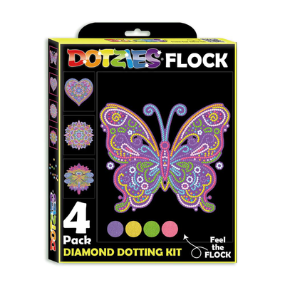 Diamond dotz neon flock mandalas diamond painting artwork kit