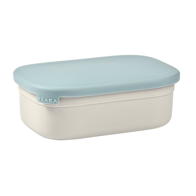 Beaba stainless steel lunch box - velvet grey/baltic blue, , medium-null