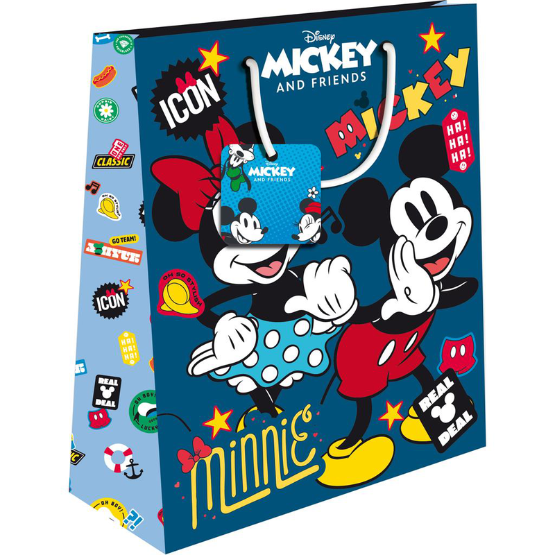 Mickey/minnie mouse gift bag, , medium-null