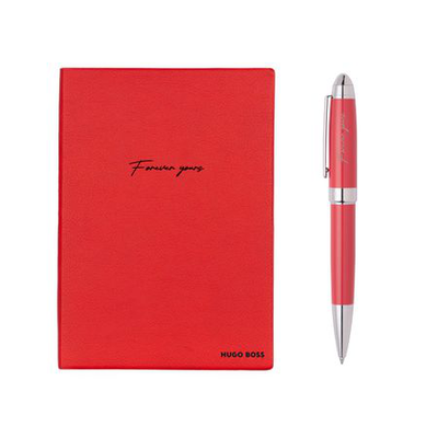Hugo Boss set Hugo Boss red valentine's (ballpoint pen & note pad a5), , medium