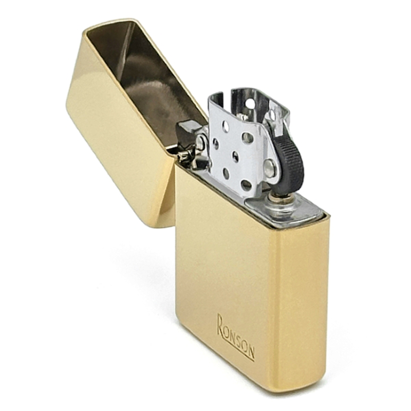 Product image: Ronson gold polished fluid lighter, , medium-null