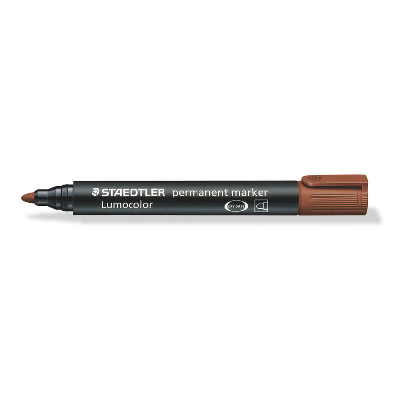 Staedtler permanent marker brown-null