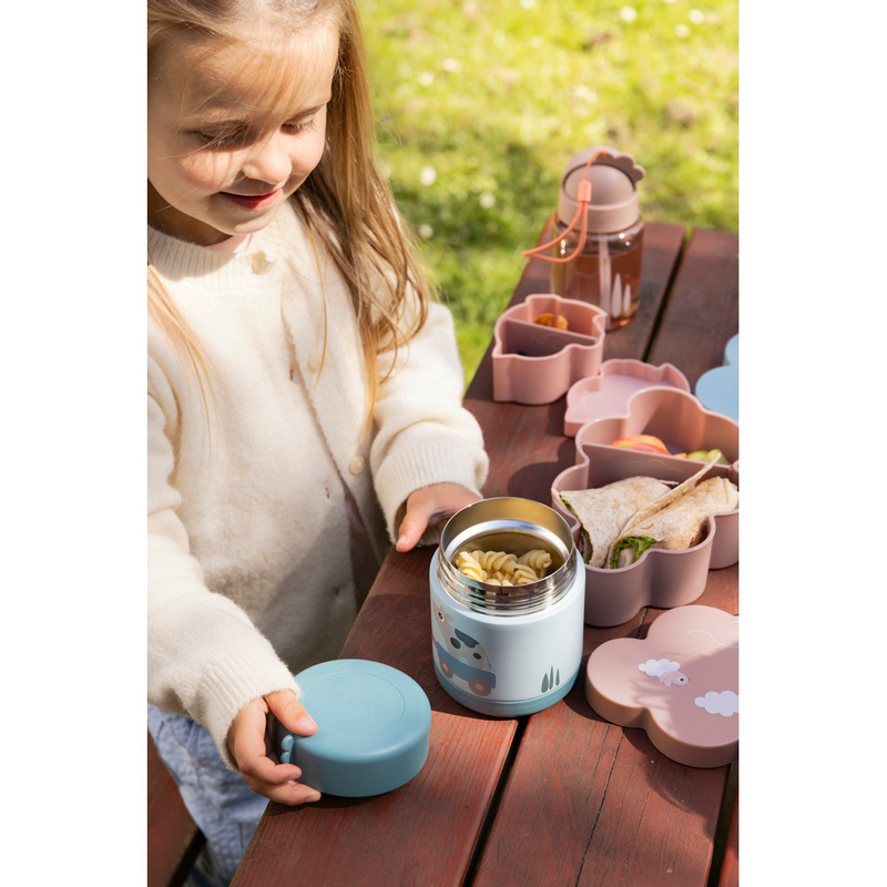 Done by deer lunch & snack box w/straw bottle playground - powder, , medium-null
