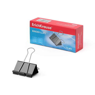 Erichkrause binder clips 32mm (12pcs) 2983, , medium