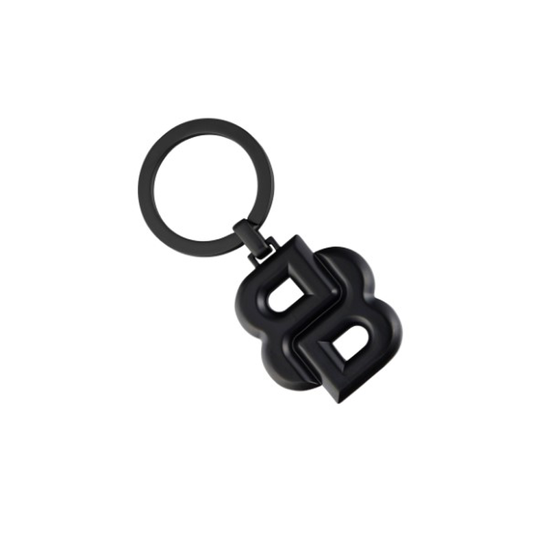 Boss key ring double b matt black, , medium image number null