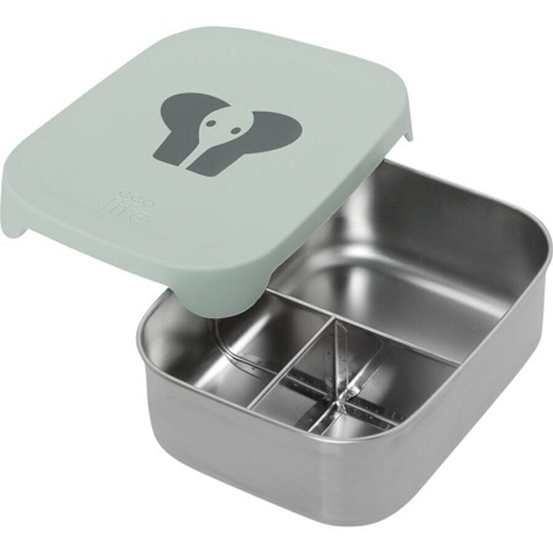 Ecolife stainless steel lunch box with divider 80oml sheep, , medium-null
