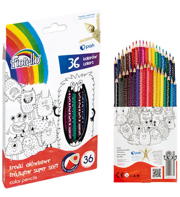 Fiorello super soft color pencils 36 colors, , medium