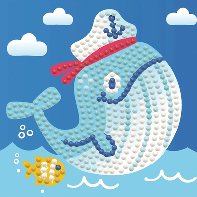 Diamond dotz whale song - framed kit, 9.5*9.5 cm, , medium