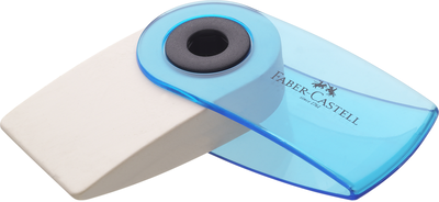 Faber castell 182412 eraser sleeve mini translucent 24pcs, , medium